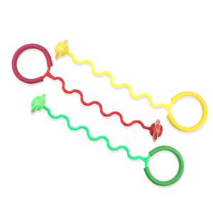 앤아이아트 LED 발목 줄넘기 물결형 한발 외발 야광 점핑 유산소 유아 어린이 장난감 다이어트 홈트 용품