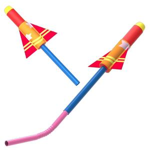 스펀지 각도 조절 빨대 에어로켓(5인용)