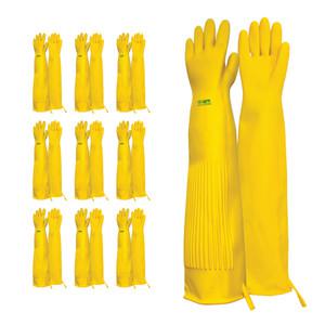 역대급 질긴 공업용 고무장갑 12호 노란색 1켤레