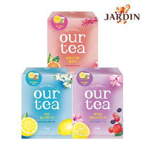 쟈뎅 아워티 오렌지 자몽 블랙티 8p+레몬얼그레이 8p+베리썸 히비스커스 8p