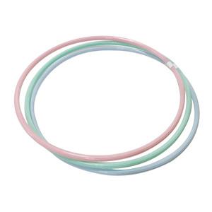 국내생산 유아 어린이 파스텔 훌라후프 학교 학원 단체 교재용 75cm