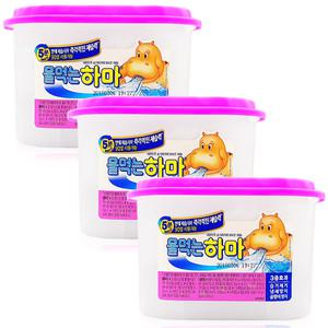 엘지생활건강 물먹는 하마 제습제 525ml 3개입