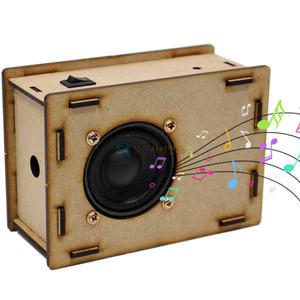 나만의 블루투스 스피커 만들기(1인용 포장) 원채널블루투스스피커 모노스테레오 MDF조립 실험 전파