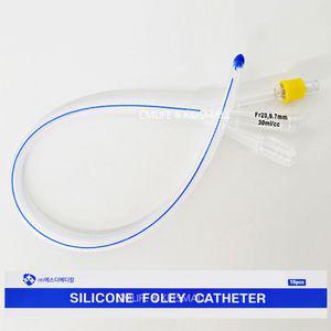 SD 실리콘 폴리 카테터 3Way 20FR 10개/유치도뇨관 소변줄 도뇨카테타