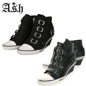 [아쉬] 웨지힐 제니얼 블랙 87461-002 87461-006