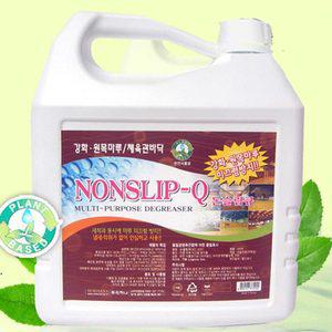 바닥세척 미끄럼방지 논슬립큐골드 마루 데코타일 4L 원목강화마루 체육관청소