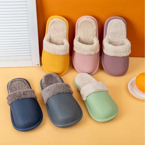 겨울 털슬리퍼 방한 양털 슬리퍼 거실 사무실 실내화 뽀글이 여성 털실내화 따뜻한 거실화 실내용 홈 예쁜