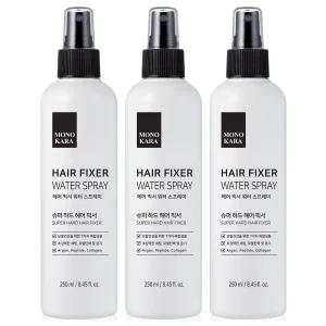 헤어 픽서 앞머리 고정 잔머리 워터 뿌리 볼륨 스프레이 250ml 3개
