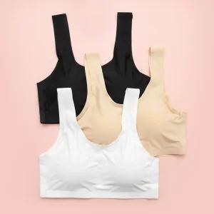 아이엠속옷 주니어 심리스 브라 청소년 중학생 스포츠 브라탑