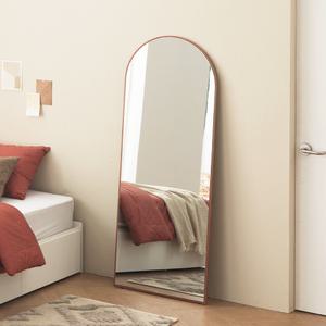 파로마 헤즐넛A 노프레임 아치형 전신거울 600