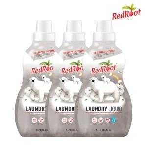 레드루트 유아 아기 세탁세제 1L 바닐라코튼 3개