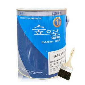 KCC 친환경 수성 외부 페인트 숲으로 에이스 4L 기존색 원색