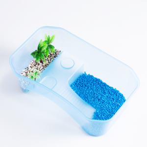 반수생 거북이 어항 오픈형 플라스틱 수조 키우기 사육장