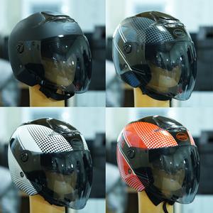 스웨그 RS10 가벼운 1050g 소두핏 오픈페이스 선바이져 초경량 스쿠터 오토바이헬멧