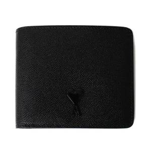 23SS  하트로고 반지갑 블랙 USL012