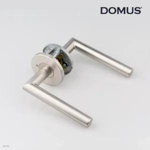도무스 907SS 방문 손잡이 원형 실버 스텐 레버형 심플한 인테리어 셀프