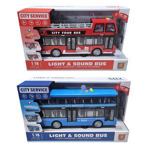 [기타][아이프렌즈] 2층 버스_2종 / 2층 오픈 투어버스(빨강) 916A / 2층 시티버스(파랑) 912B