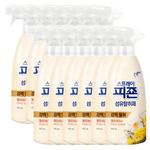 섬유탈취제 피죤분무기 피죤스프레이 옐로미모사 490ml 12개