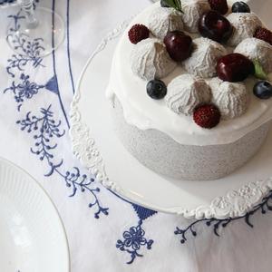 [마메종] CSS313S-W 화이트 케익 스탠드