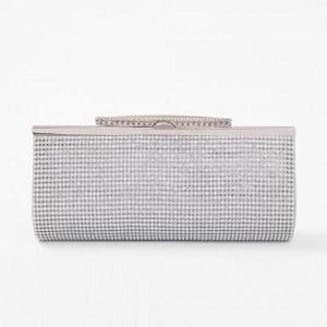 [셀러허브]헤이든 럭셔리 클러치백(실버) 결혼식 파티가방 (S10939065)