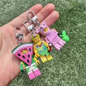 레고 이니셜 키링 22종 자동차 가방 에어팟 인형 수영 테니스 골프 열쇠 고리 만들기