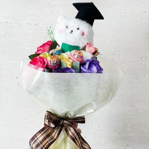 귀여운 미니 곰돌이 인형 키링 사탕 비누 꽃다발 졸업 축하 선물