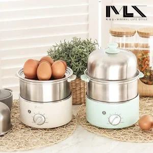 미라스 FULL 스텐 2단 계란찜기 멀티쿠커 전기찜기 MS-600SA