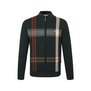 [갤러리아] 25FW 닥스 빅체크 방풍 풀집업 니트 DLW1SWZU111E1O