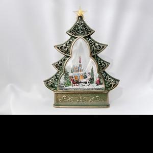 21019 크리스마스 트리 워터볼 오르골 (4TYPE)