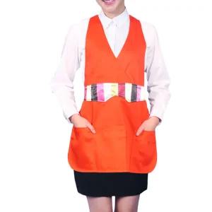 앞치마와가운 조끼형 색동 개량한복 원피스 앞치마 홀서빙 명절 추석 설날 AE51BS