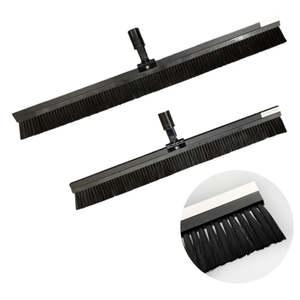 라이노 대형 갈퀴비 갈퀴 긴 빗자루 각도조절 먼지 바닥 청소 공사 철거 주차장 공장