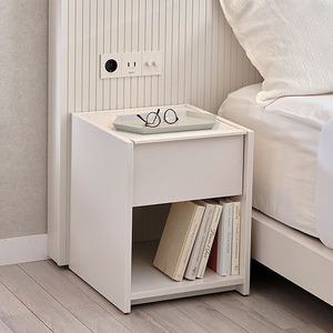 한샘 호텔침대 유로 503 뉴트럴 화이트 협탁  [매장가구]