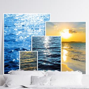 윤슬 바다 감성 인테리어 포스터 그림 물그림 풍경 거실 빈티지 추상화 사진 액자