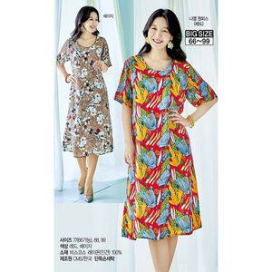[NS홈쇼핑][국내생산]화사한나염인견원피스[34228726]
