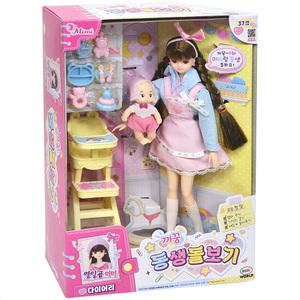 미미인형 까꿍 동생돌보기 정품 얄일곱미미