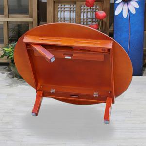 가온공방 원목캡 원형 밥상 5인 6인용 900x900 접이식 교자상 고장없는상 6402