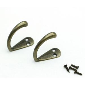 모자 가방 벽걸이 고리 홀더 앤틱 옷걸이 2p 나사못포함 3개 미니후크 훅