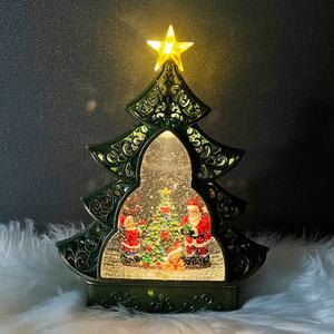 크리스마스 오르골 선물 소품 장식 스노우볼 워터볼 / 06-A. 트리오르골_선물산타