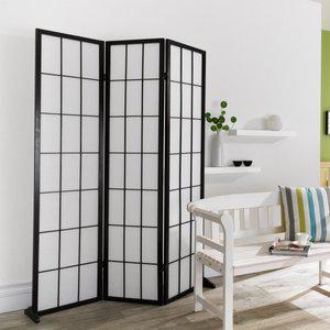 [가구야히메]원목 병풍 3단 파티션