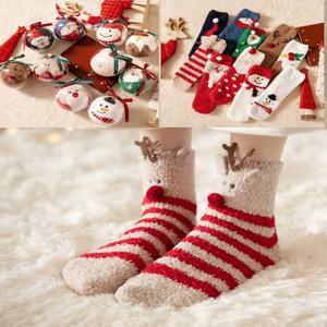 아동양말 유아양말 크리스마스 성탄절 선물 수면양말 겨울 양말 선물 소품 종이상자