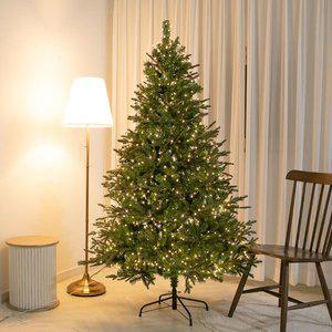 [플라워트리]크리스마스 트리 나무 무장식 대형 고급 알파인 180cm (우산식) 전나무 PE PVC 매장 소품 ...