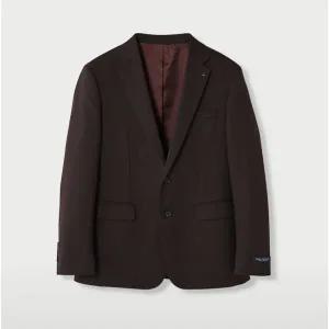 [하프클럽/에스티코]울혼방 투톤 수트자켓 (클래식) (와인) SSJUD62