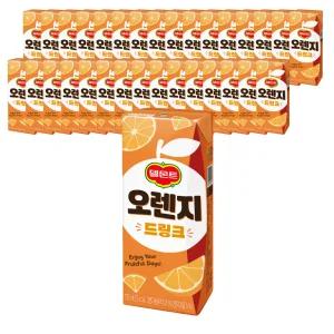 롯데 델몬트 오렌지 드링크팩 190ml X 32팩 주스 음료수