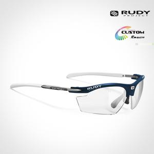 루디 선글라스 라이돈2 커스텀 블루메탈-화이트 변색 SP537351WT 스포츠 고글