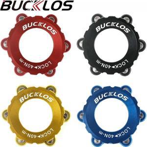 BUCKLOS 자전거 센터 락 to 6 볼트 로터 락 링 어댑터 시마노 로드 바이크 디스크 브레이크 로터 락 커버