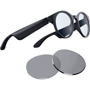 레이저 Anzu 스마트 안경: 블루라이트 필터링 및 편광 선글라스 렌즈 - 저지연 오디오 내장 마이크 스피커