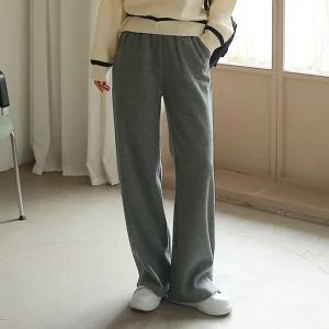 [시크폭스] [기모Ver.추가] 더슬립 세미와이드 트레이닝팬츠