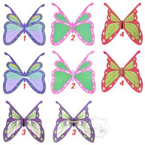 비녀 나비 코스프레 머리핀 가나로 코쵸우 시노부 모자 1