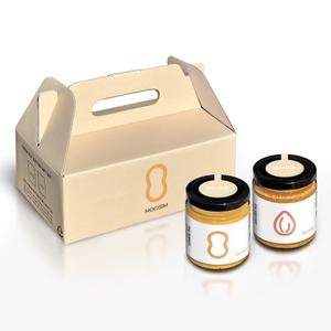 닥터루트 무심 넛버터 2종 프리미엄 선물세트 땅콩버터 아몬드버터 200g 2병 Aset