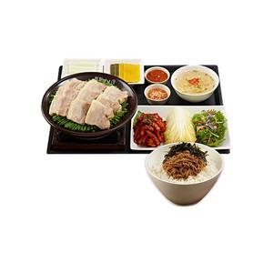[원할머니보쌈.족발] 주먹밥도 있는 1인보쌈세트